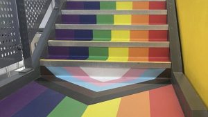 Why is it important to have a visually inclusive LGBTQ+ school environment?